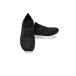 TPENT Men Woven Design Mesh Slip-On Sneakers