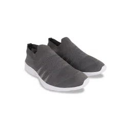 TPENT Men Woven Design Mesh Slip-On Sneakers