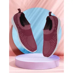 TPENT Women Mesh Anti Odour Running Non-Marking Shoes