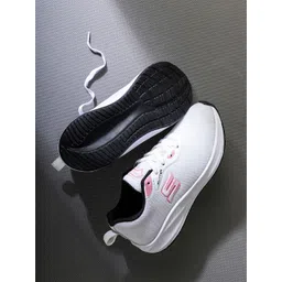 TPENT Women Mesh Running Non-Marking Shoes TPENT-228-WHITE-SIZE-04