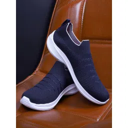 TPENT Women Textured Slip-On Running Sports Shoes