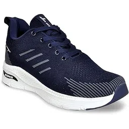 Training,Road Running,Cricket,Gym,Sports Comfortable Extra Max Cusion with Memory Foam Insole Running Shoes for Men(457 Navy/Black/Grey-Sizes 6,7,8,9,10)