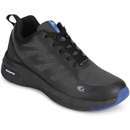 Training,Road Running,Cricket,Gym,Sports Comfortable Extra Max Cusion with Memory Foam Insole Running Shoes for Men(462 Deepblack/Grey-Sizes 6,7,8,9,10)