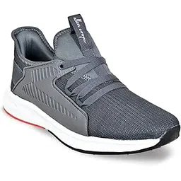 Training,Road Running,Cricket,Gym,Sports Comfortable Extra Max Cusion with Memory Foam Insole Running Shoes for Men(601|Grey-Sizes 6,7,8,9,10)
