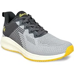 Training,Walking,Cricket,Gym,Sports Comfortable Running Shoes for Men(851|Grey|Navy Size-6,7,8,9,10)