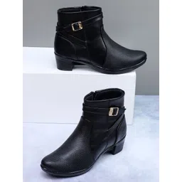 TRASE Zenith Women Round Toe Zip Regular Boots