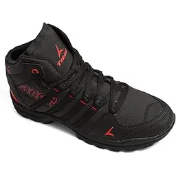 Trekking Shoes for Men's, Stylish & Comfortable, Lightweight & Breathable Footwear, Rubber Sole, Material PU, Secure Fit, Closer Lace up, Trekking, Walking, Running Shoe, Size - 6 to 11 UK