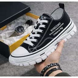 Trending Men’s Black Chunky Sneakers | Stylish Casual Shoes Sneakers For Unisex