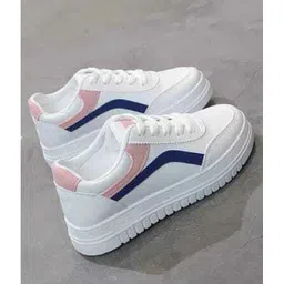 Trending Stylish White Casual Shoes Sneakers For Women