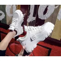 Trendy Stylish White Sneakers For Women