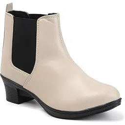 Trendy Women’s Casual Boots | Soft Synthetic Material & Lightweight, Durable & Perfect for Daily or Travel Wear