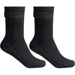 TRENDYNEST 3Mm Neoprene Diving Socks Adult Surfing Sock for Rafting Paddling Snorkeling Black XXS 32 to 34 | Boots, Booties | Fins, Footwear & Gloves | Water Sports | Sporting Goods