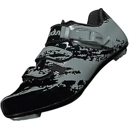 TRENDYNEST Men Road Cycling Shoes Bike Bicycle Biking Shoe Sneaker Wide Feet Gray 44 | Men | Cycling Shoes & Shoe Covers | Cycling | Sporting Goods