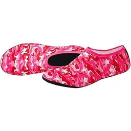 TRENDYNEST Soft Water Shoes Stretchy Socks Yoga Swim Shoe Dive Sock Camo Red XL | Water Sports | Fins, Footwear & Gloves | Water Shoes | Men