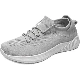 Trenzo Slip On Shoes for Women, Stylish & Breathable, Comfortable & Durable, Athleisure Knitted Active Wear Casual Shoe for Girls Walking, Running & Gym Shoes