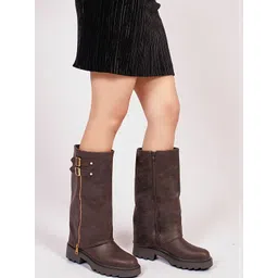 Truffle Collection Women Textured Boots