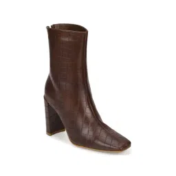 Truffle Collection Women's Brown Casual Booties