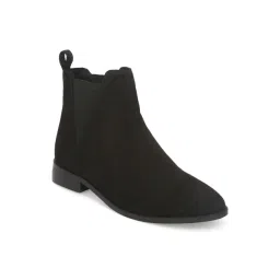 Truffle Collection Women's Jet Black Casual Booties