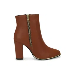 Truffle Collection Women's Tan Booties