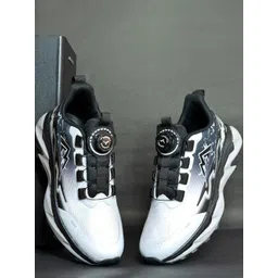 TRUMP Athleisure Cultured Round-Toe Shape & Quick On-Off Dial Lace Technology Walking Shoes For Men