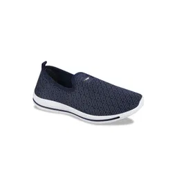 TRV Men Round Toe Mesh Slip-On Walking Shoes