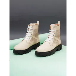 Try Me Women Casual Block-Heeled Boots