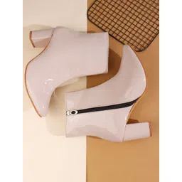 Try Me Women Casual Block-Heeled Regular Boots