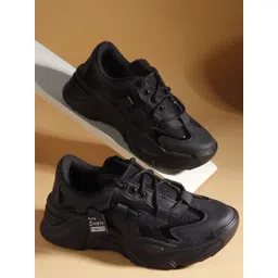 Try Me Women Textured Lace Up Sneakers