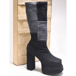 TRYME Women's Black Casual Booties