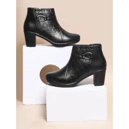 TRYME Women's Black Casual Boots