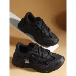 TRYME Women's Black Casual Sneakers