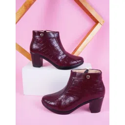 TRYME Women's Brown Casual Boots