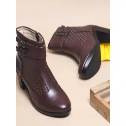 TRYME Women's Brown Casual Boots