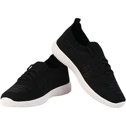 TRYME Women's Trendy Casual Sneaker Shoes Lightweight Soft & Comfortable with Extra Cushion Lace-Up Shoes for Women's & Girl's