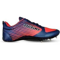 Turbo Running Spikes for Track and Field | Athletic Track & Field Shoes for Men | TPU Sole with Mesh Upper | Removable Spikes