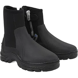 TYTOGE Diving Boots 5mm Thickness Rubber Sole Soft Lining High Top Neoprene Water Boots Wading Boots for Snorkeling Swimming Surfing (Size 10)