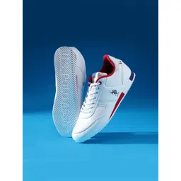 U S Polo Assn Men Off White Sneakers
