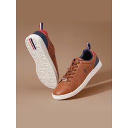 U S Polo Assn Men PU Sneaker Casual Shoes