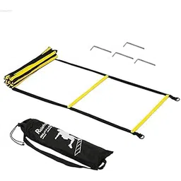 ubersweet® Imported 22DE General Football Yellow+Black Agile Ladder Fit Ox Cloth PE