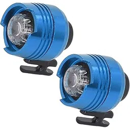 Ubervia Cricket Shoes - Pcs | LED Clogs Shoes Light Decorative Durable Croc Shoes Headlight Portable 2PCS ABS Waterproof for Thanksgiving Blue