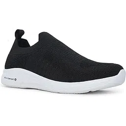 Ultra-Lightweight, Breathable, Walking, Running,Gyming Casual Athletic Walking Shoes for Men Black