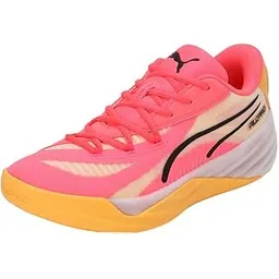 Unisex-Adult, All Pro Nitro™, Sunset Glow-Sun Stream-Black, Basketball Shoe, 8.5UK, (31039207)