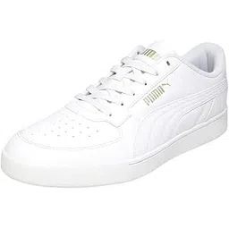 Unisex-Adult, Court Curves, White-Metallic Gold, Sneaker, 8UK, (40608802)