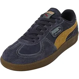 Unisex-Adult, Palermo Road to Unity Res, New Navy-Sunny Yellow, Sneaker, 12UK (40599701)