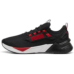 Unisex-Adult, Retaliate 3, Black-for All Time Red, Running Shoe, 10UK, (37947812)