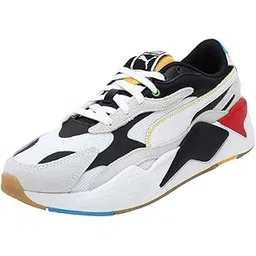 Unisex-Adult, RS-X³ WH, White-Black, Sneaker, 3.5UK, (37330801)