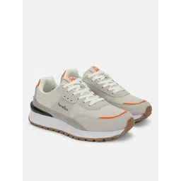 United Colors of Benetton Men Colourblocked PU Sneakers