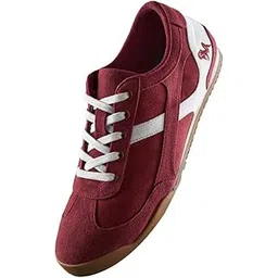 Urban Casual Sneakers for Men | Comfortable and Lightweight Casual Lace Up Shoes for Boys | All Day Wear | Stylish and Trendy | Walking Sneakers | Cotton Shoes