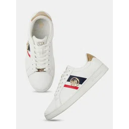 U.S. Polo Assn. EMERY 3.0 Women Striped Lace-Ups PU Sneakers