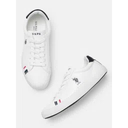 U.S. Polo Assn. Men ARYN 2.0 Brand Logo Patterned Sneakers
